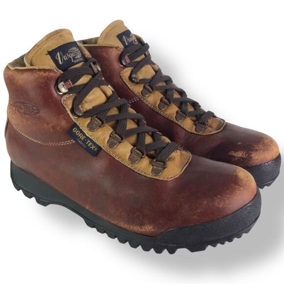 Vasque Italy 7535 Vintage Skywalk Sundowner Gore-Tex Leather Hiking Boots Men 8 - Picture 12 of 12